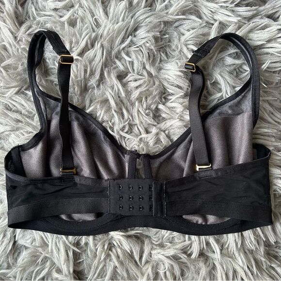 Soma Unbelievable Lift black scoop balconette bra women’s size 34DD - Picture 6 of 7